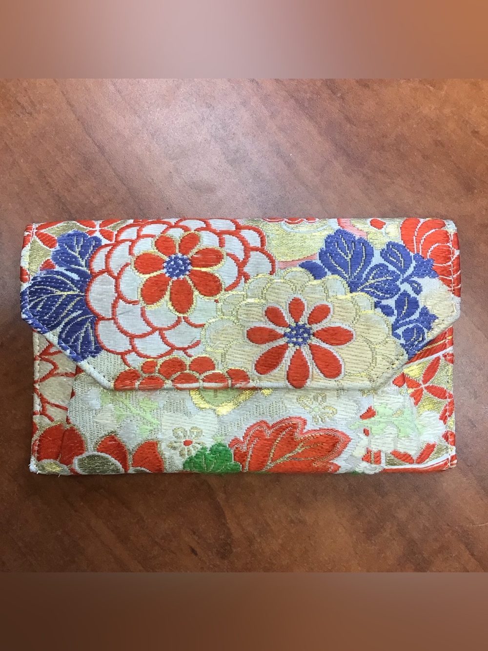 Vintage Gump’s San Francisco 100% Silk Japanese Kimono Evening Bag